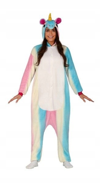 Kostým Kigurumi Pyžamo Jednorožec Unicorn Zip L