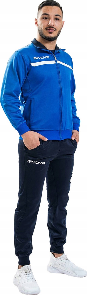 Teplákovka Givova Tuta Givova One Modro-granátový TT012 0204 r L