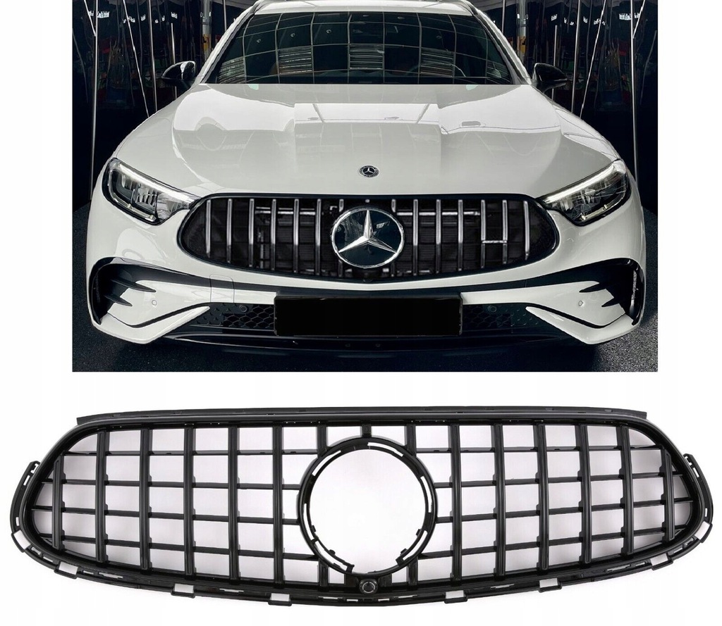 Atrapa Gril Panamericana Mercedes Glc X254 C254 Amg Line Black