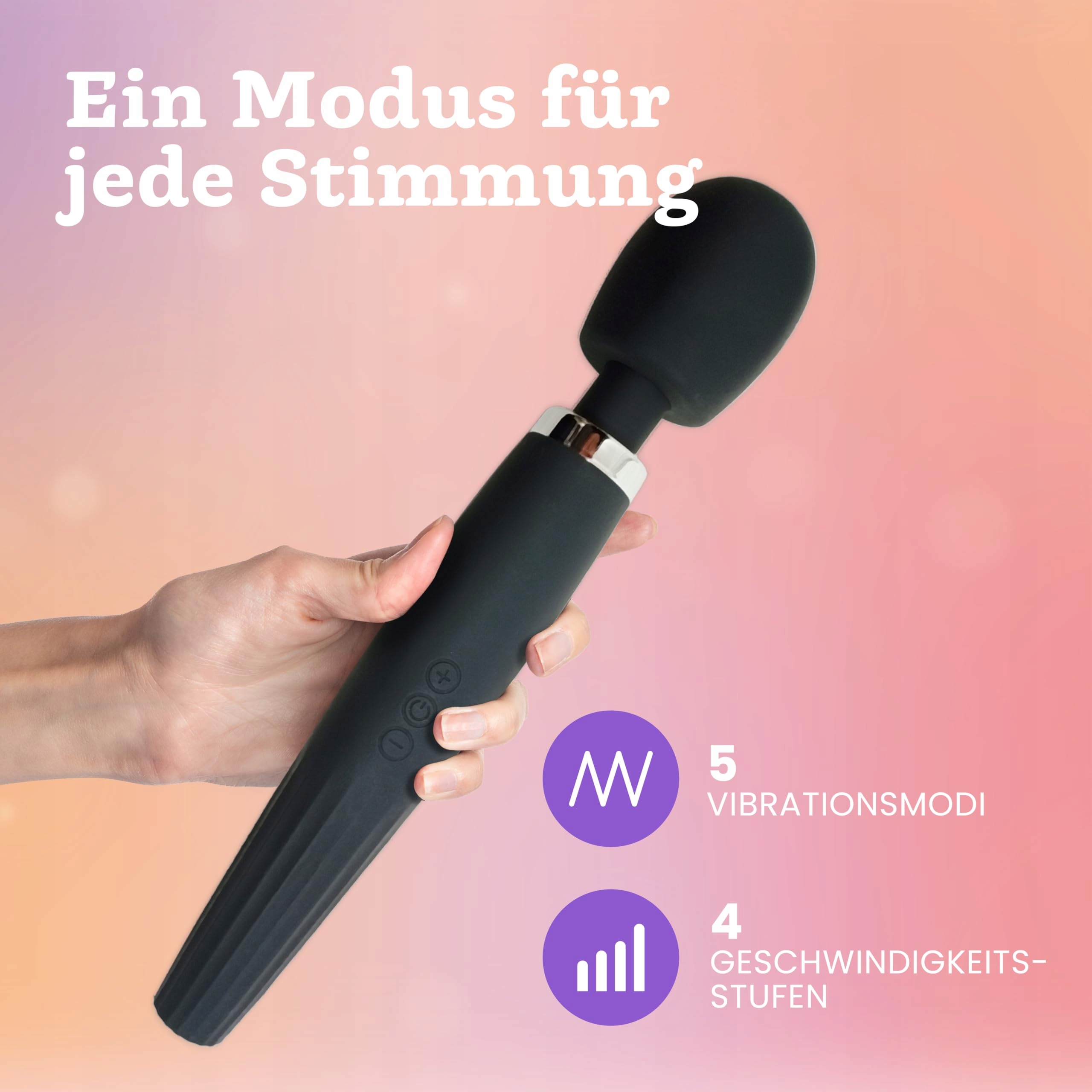 DELUXE Wibrator Wodoodporny Bezprzewodowy Silikonowy — miniatura 2