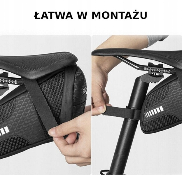 ROCKBROS Torba rowerowa (C29-BK), ROWER ROCKBROS, RB.BAG038. Cechy dodatkowe elementy odblaskowe wodoszczelność