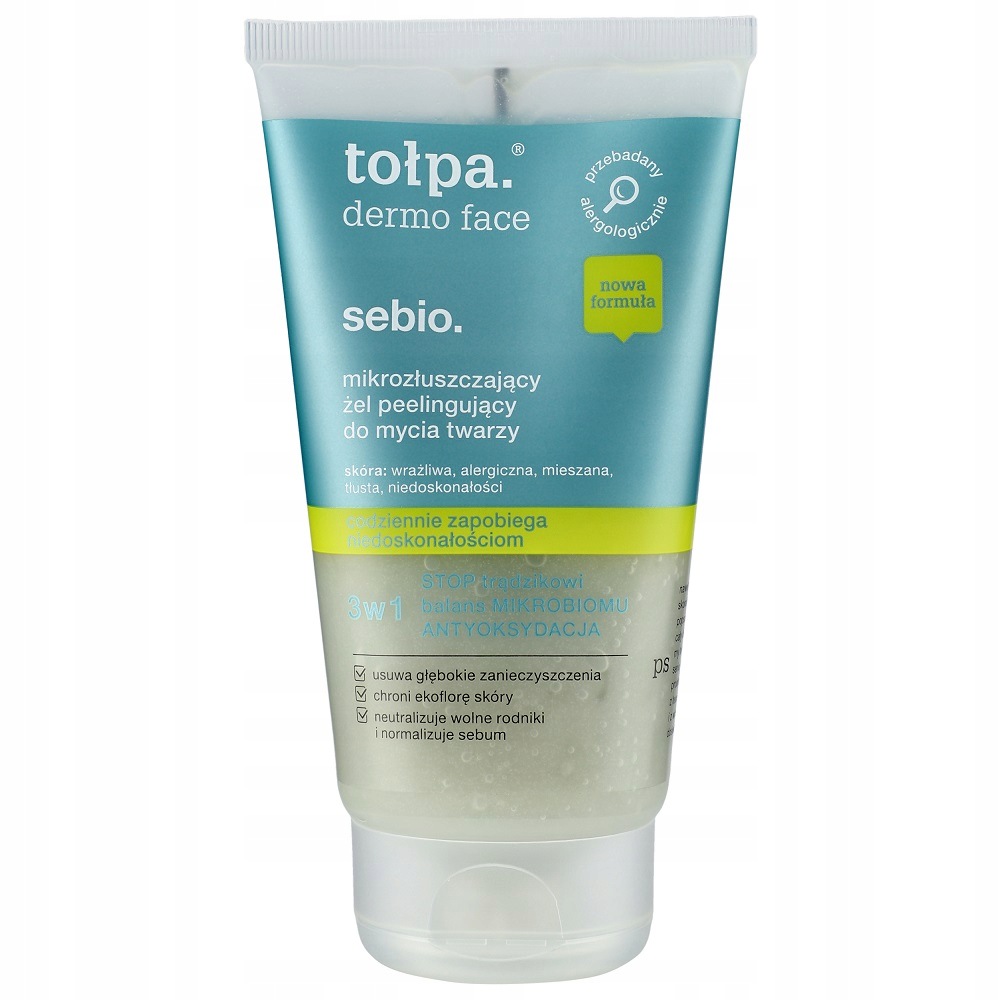 Dermo Face Sebio mikroexfoliační gel na mytí obličeje 150 Ml