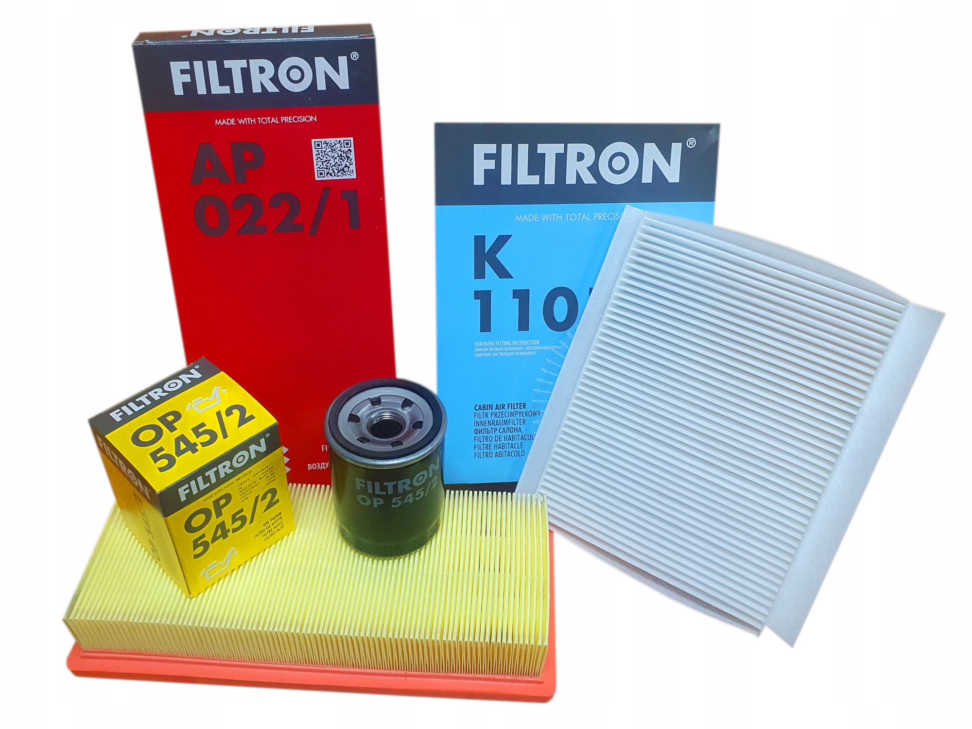 FILTRON ZESTAW FILTRÓW do FIAT PANDA 1.1 1.2