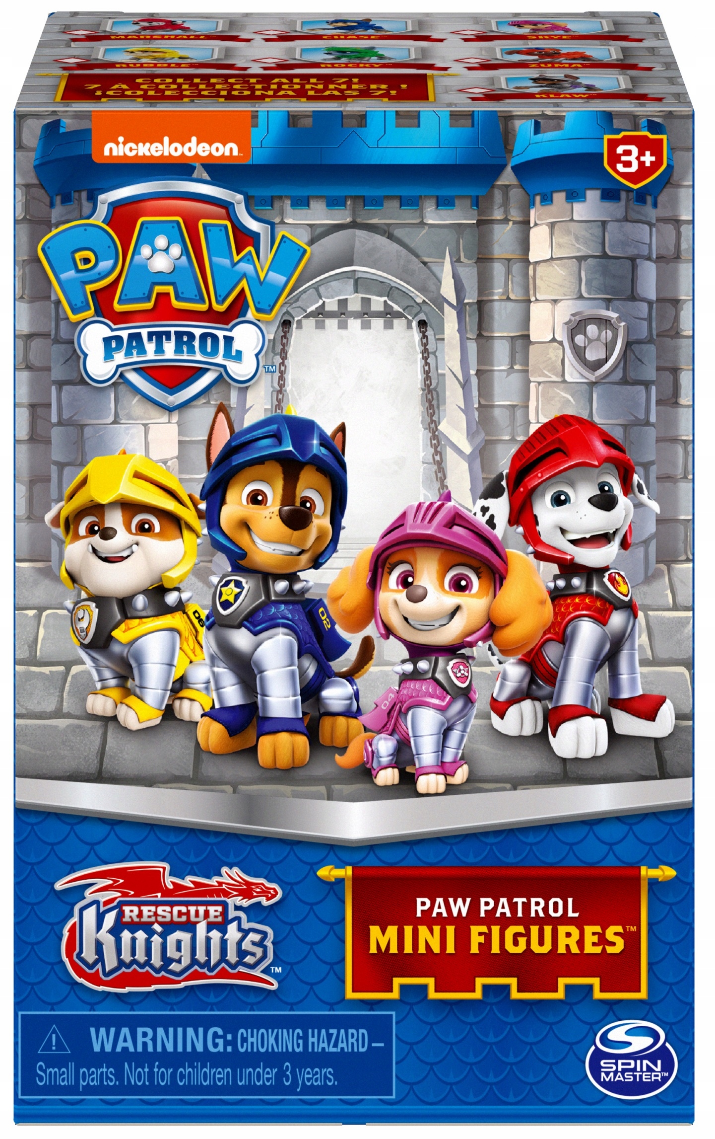 PSI PATROL Rycerze FIGURKA NIESPODZIANKA + Zamek Marka Spin Master