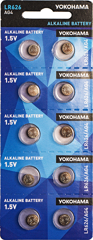 

10x Bateria Yokohama Japan G4 LR626 AG4 377 LR66