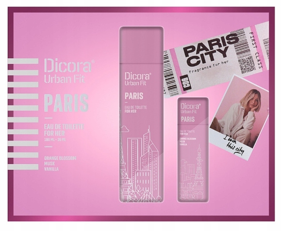 Dikora Urban Fit Dárková sada Paris pro ni 100 ml 30 ml