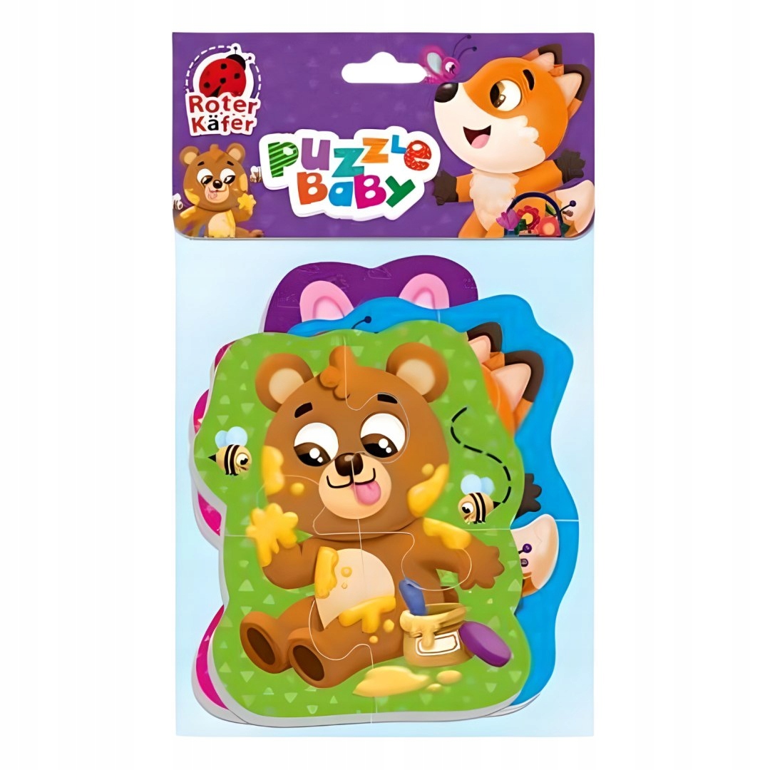 RK6010-06 Piankowe puzzle \"Zwierzeta lesne\" Marka Roter Kafer