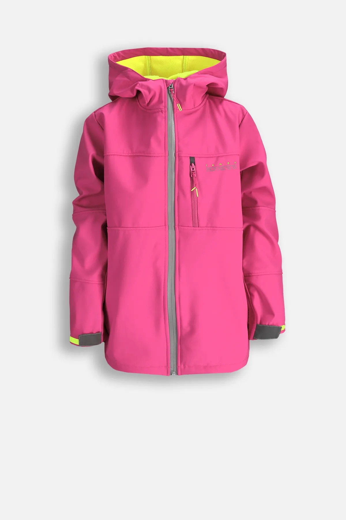Kurtka Dziewczęca Przejściowa Softshell Fuksja 164 Lemon Explore WL6