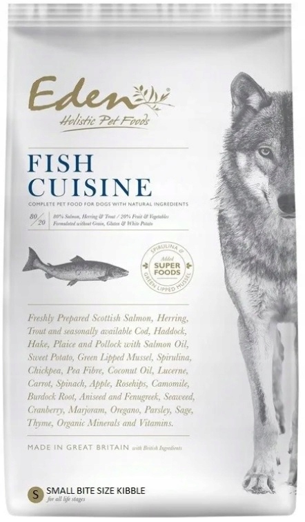 Eden Fish Cuisine S 2 kg pro malá plemena