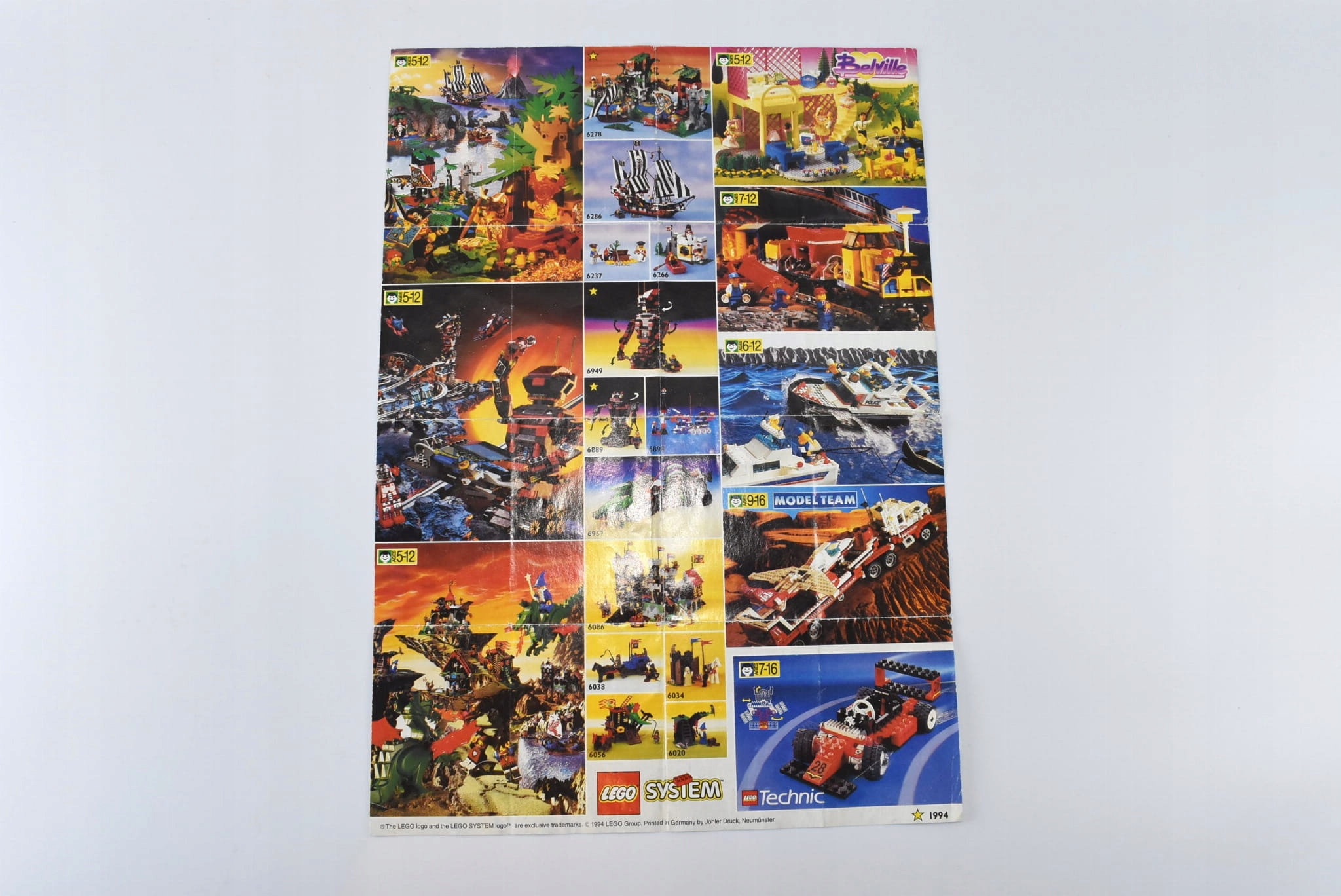 LEGO plakat ulotka Town [1994] A4 Marka LEGO