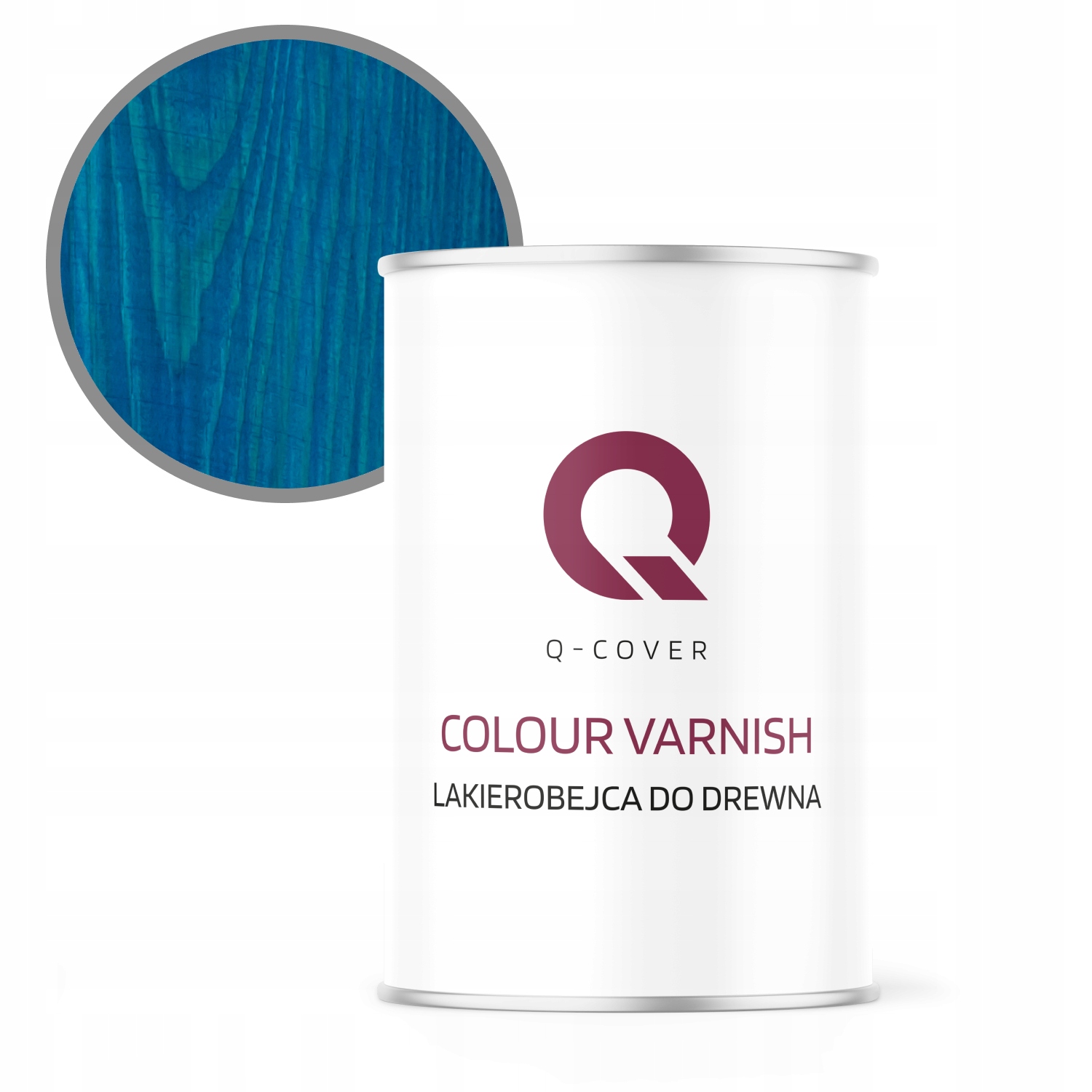 Rychleschnoucí Lak Na Dřevo 1L Modrý Polomat Výkonná Barva 3V1