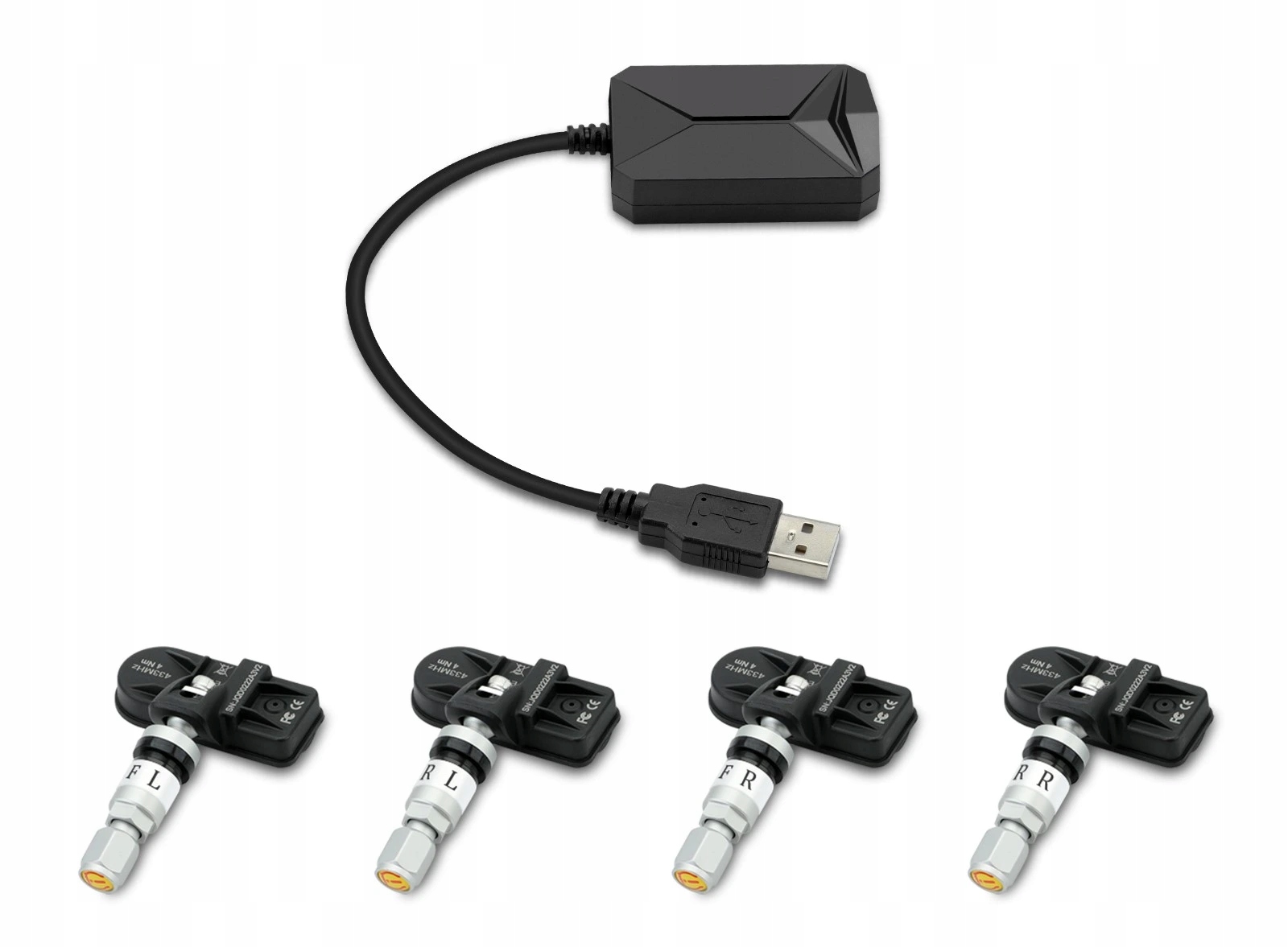 Xtrons TPMS08 vnútorný merač tlaku pneumatík