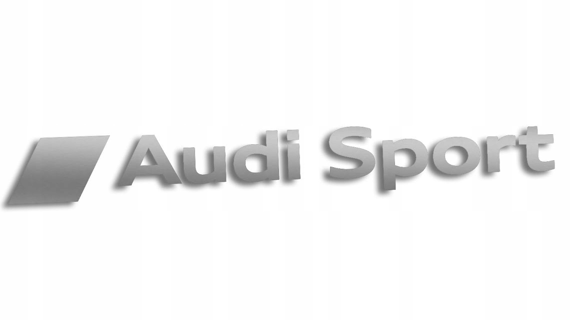 

Wycinana naklejka Audi Sport srebrna