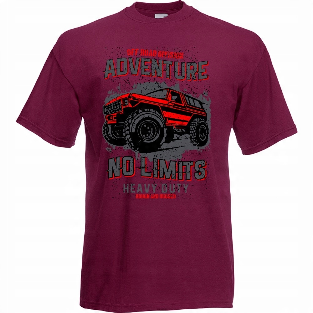 

Koszulka jeep samochód auto off road XL burgund