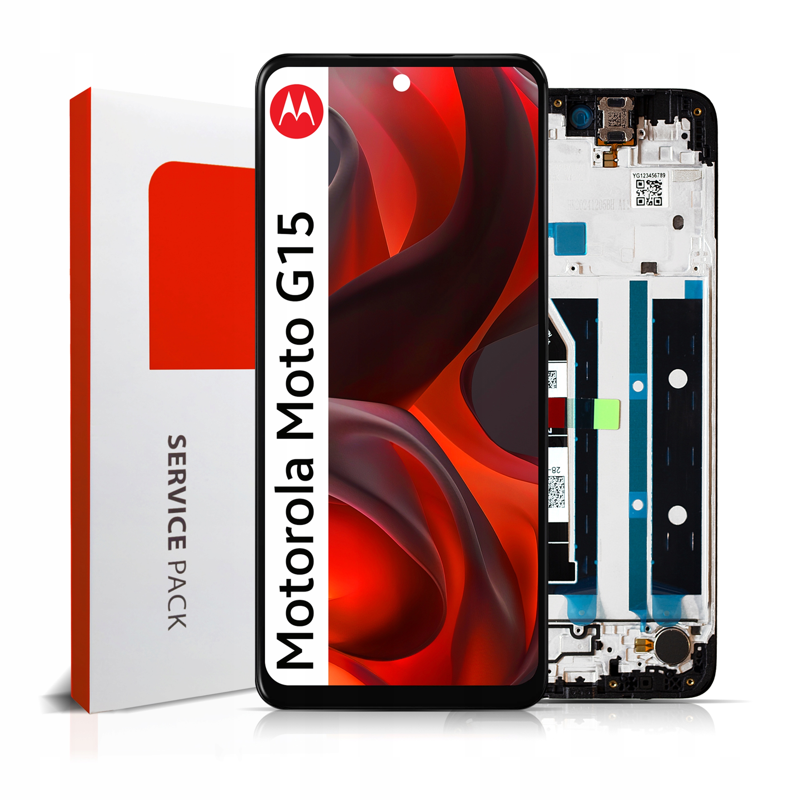 Displej pro Motorola Moto G15 LCD displej Rámeček Originální Zila XT2521-3