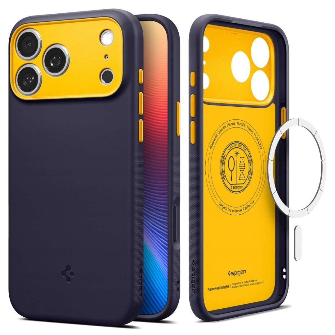 Etui Spigen Nano Pop MagSafe na iPhone 17 Pro Max granatowe