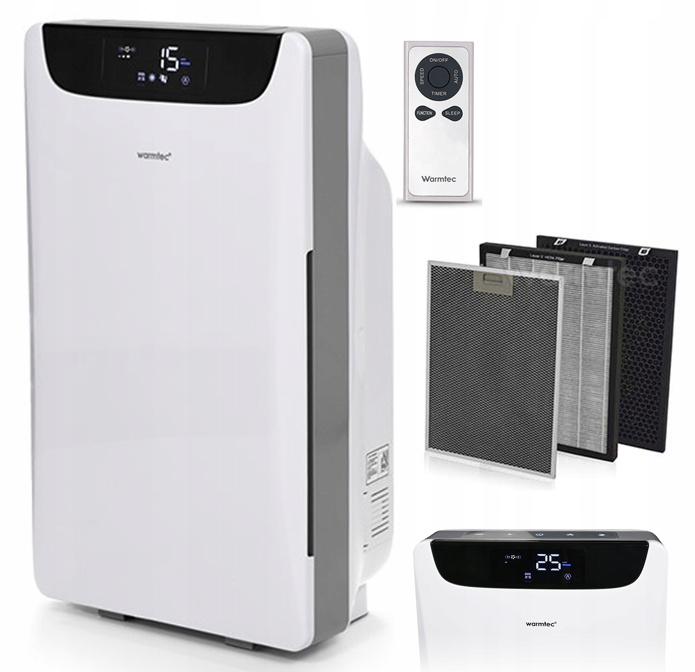 Čistička Vzduchu AP168W 60 m2 S Ionizátorem