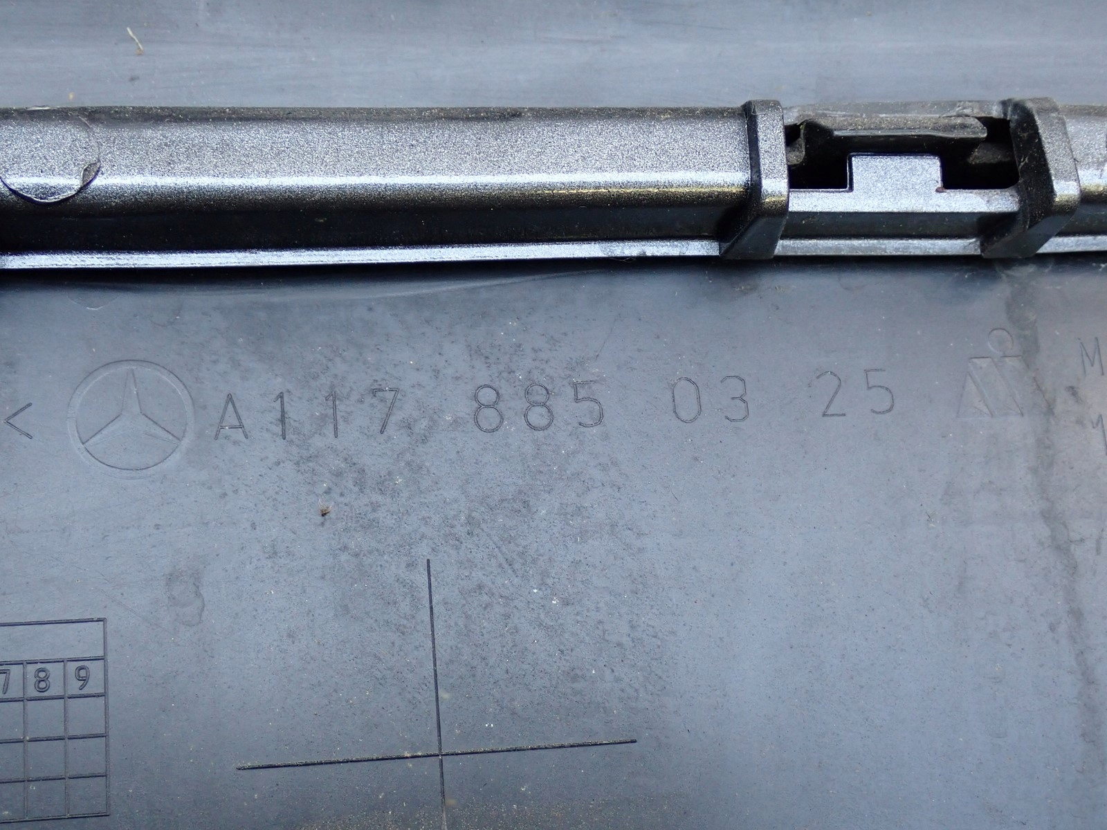 bumper rear part rear MERCEDES CLA 117 2013-2015R