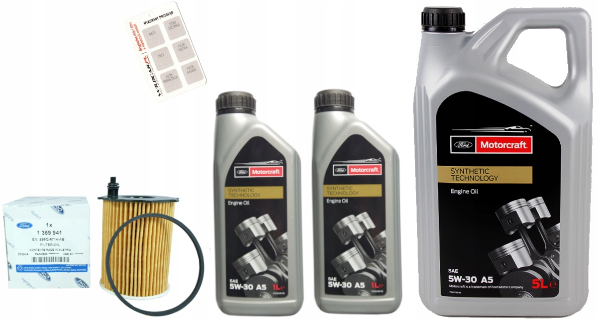 Filtr + 5W30 Ford Tourneo/Transit Connect 1.6 TDCi