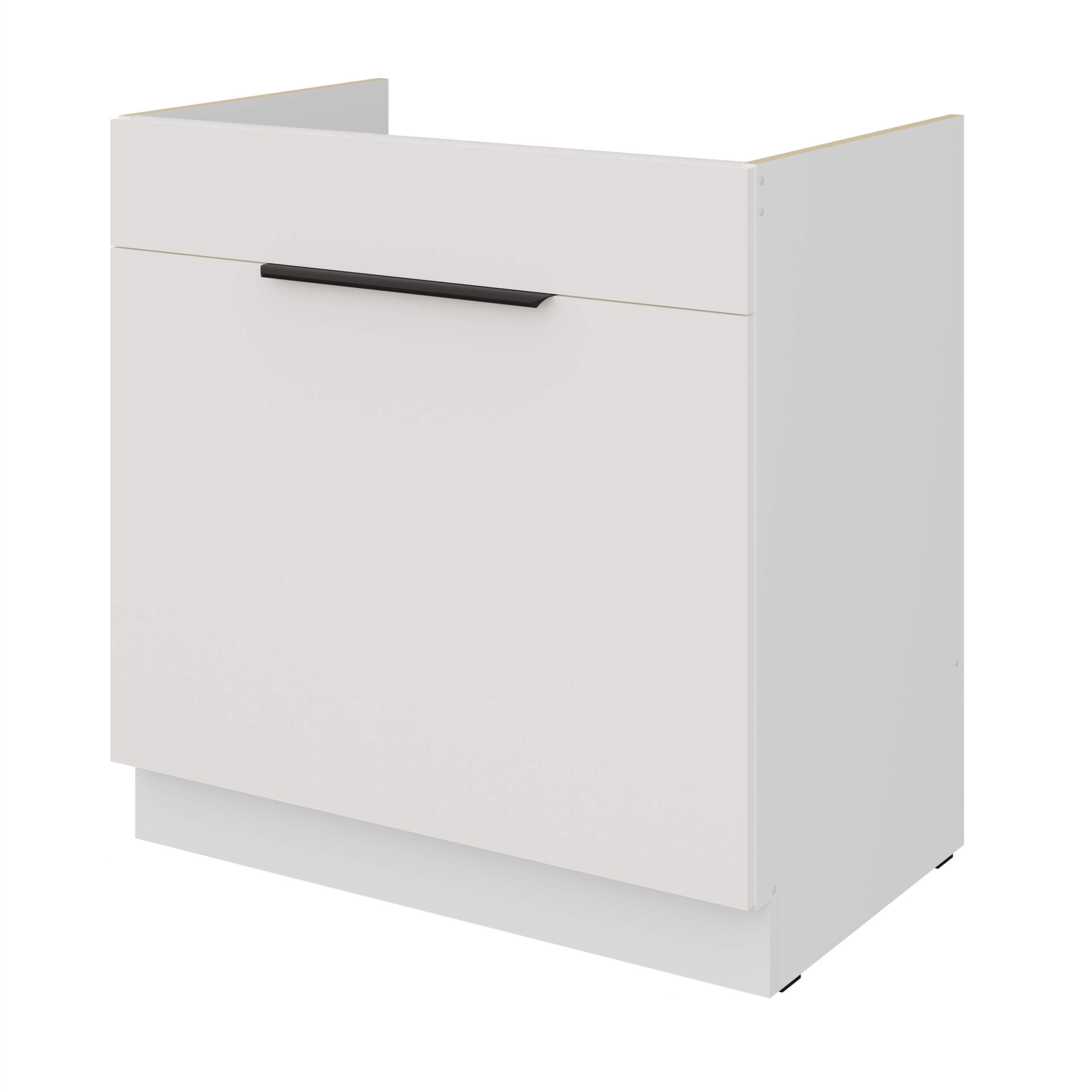 Kuchyňská skříňka Bílá matná spodní, kuchyňská skříňka pod dřez 80 cm Premium Box