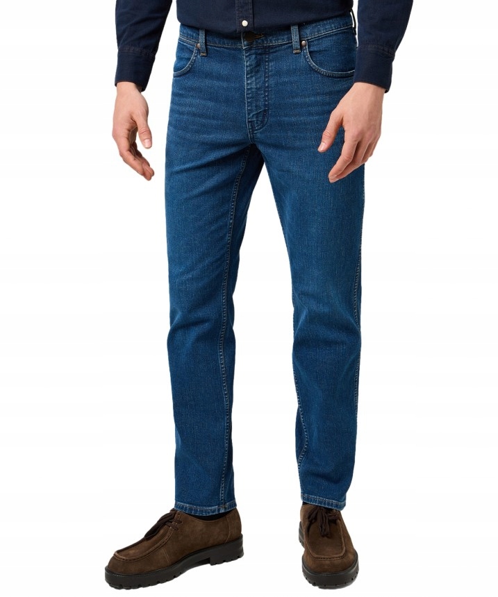 Pánské džíny Wrangler Greensboro Regular Straight 112371010 Coastal Scout W30 L30
