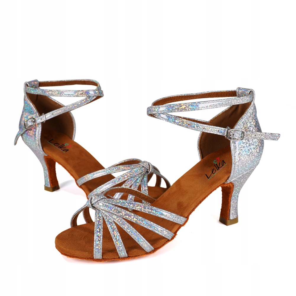 Buty Do Tańca Taneczne Latino Syrenka Glow 7cm