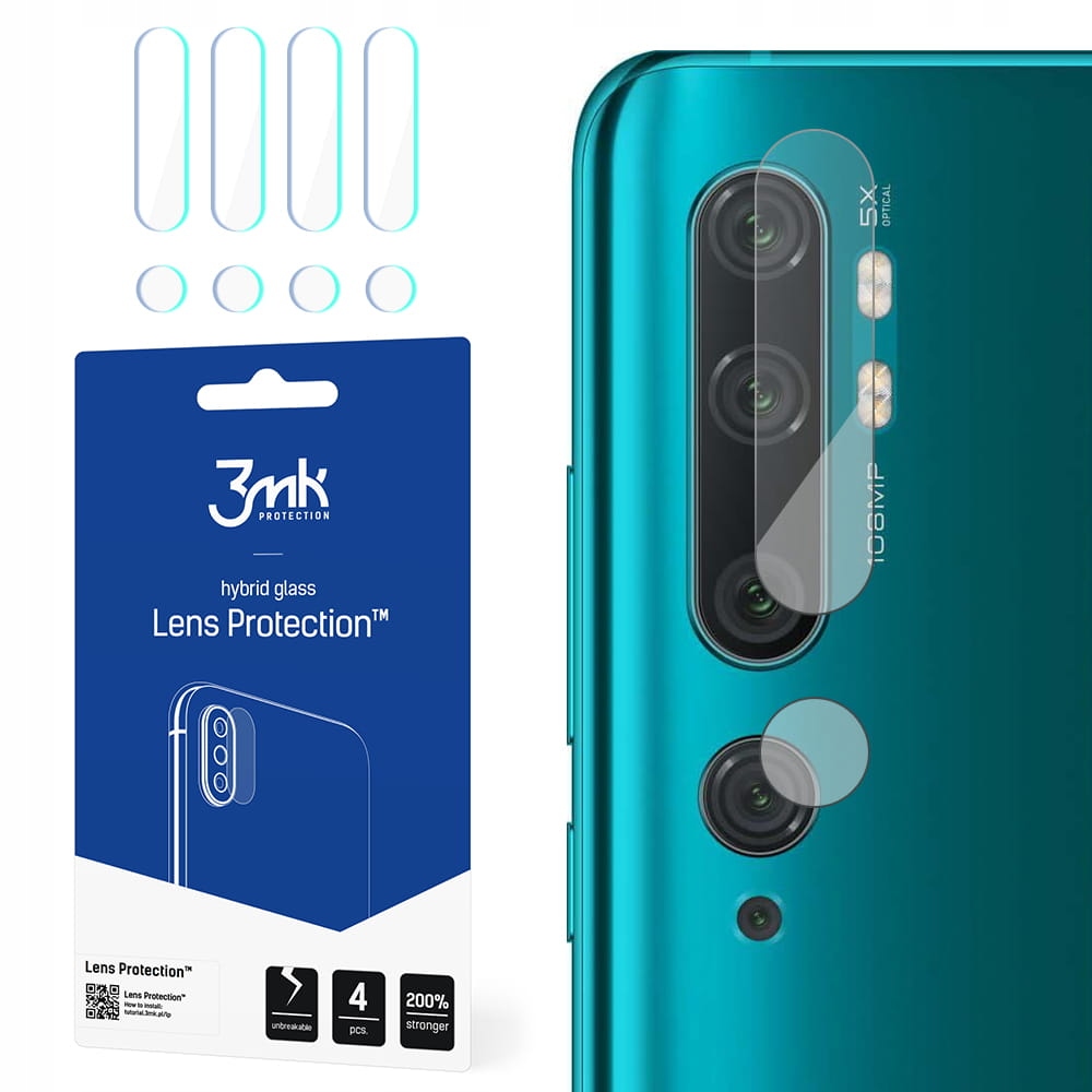 

Szkło na obiektyw aparatu do Xiaomi Mi Note 10 3mk