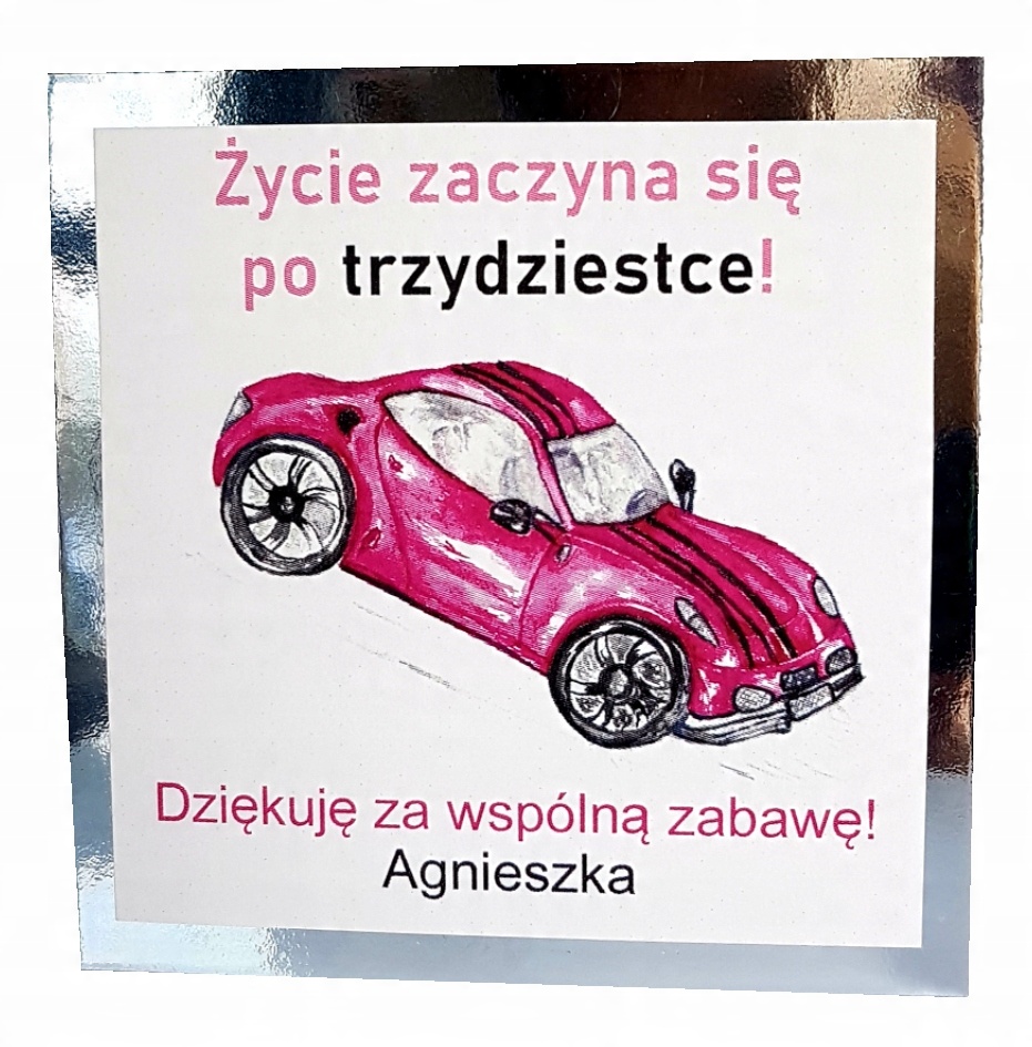 

urodziny prezenciki dla gości Magnesy 30tka 40tka