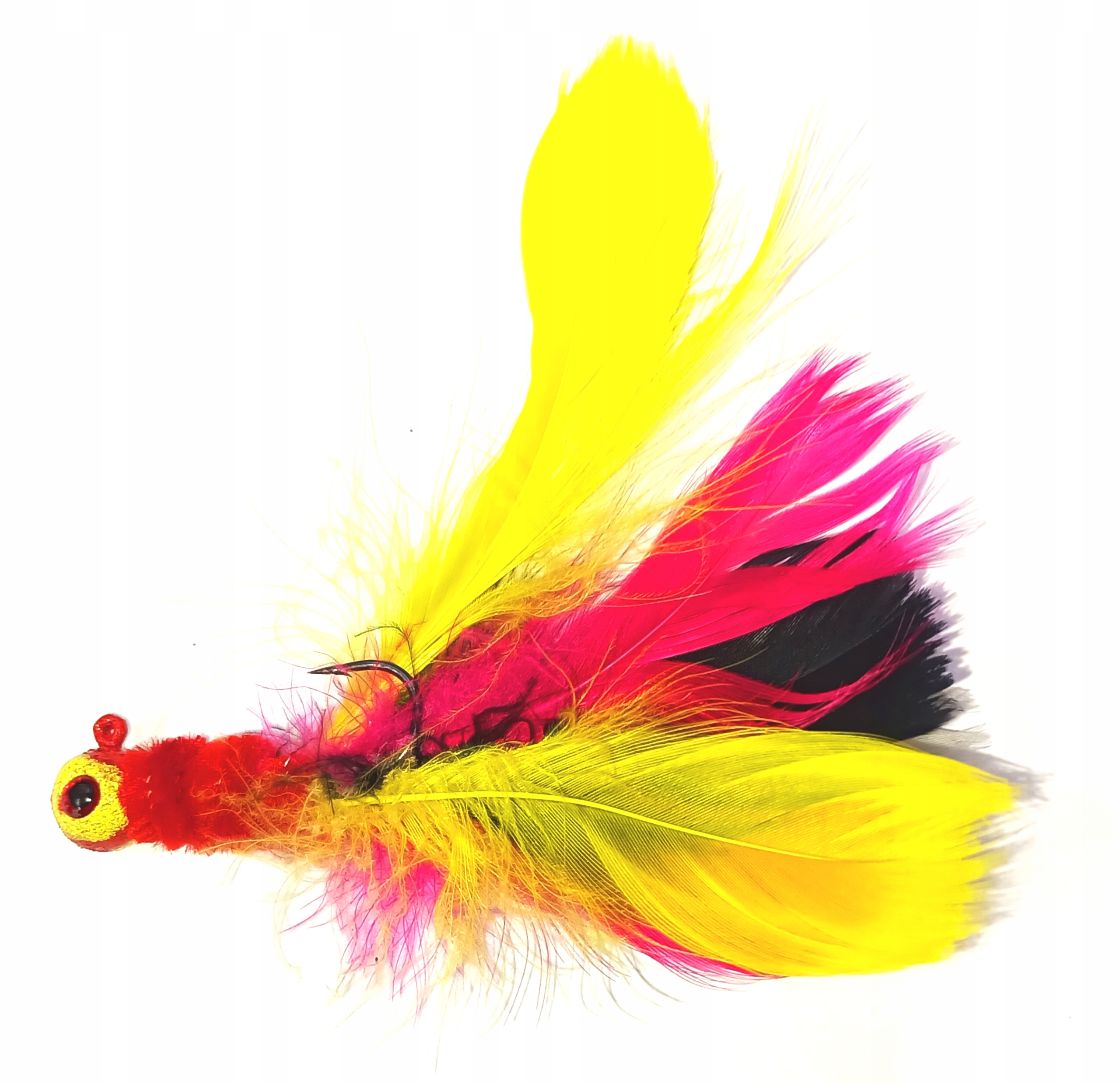 KOGUT DUŻY Z KOLOROWĄ GŁÓWKĄ JIGOWĄ. - 12cm. 12gr MK176