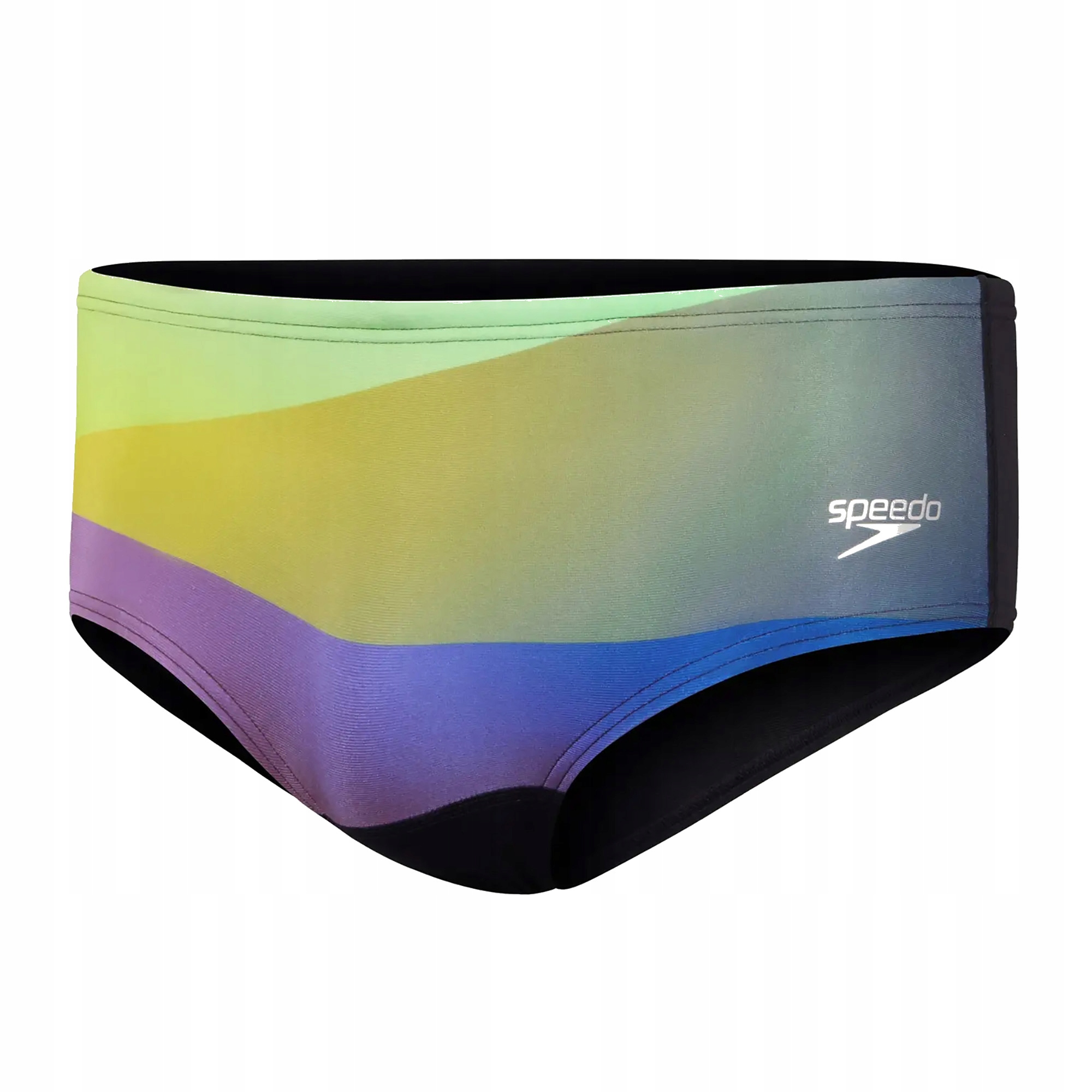 Pánské plavkové slipy Speedo Allover Digital Brief black/sweet purple 30