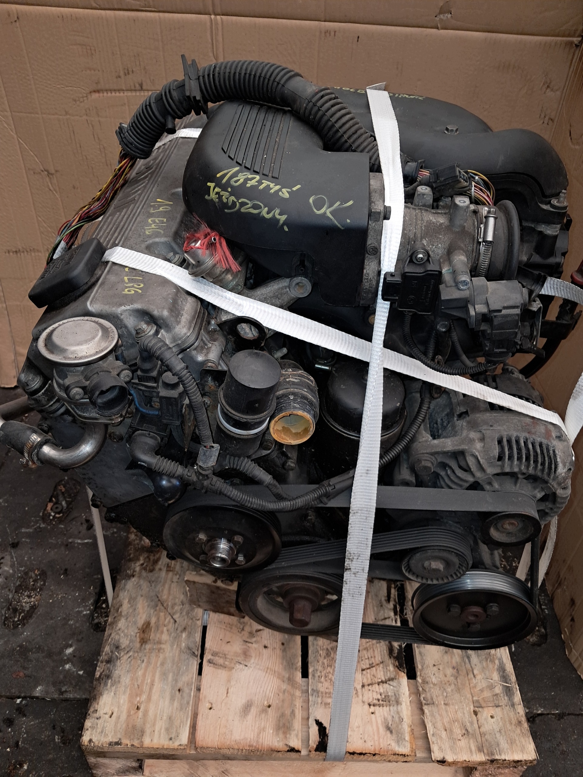 engine 1.9 105km BMW E46 M43B19 complete BMW E46 JEZDZONY