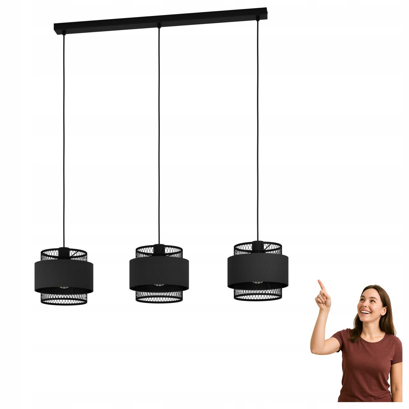 Závesná lampa Bazely 43669 Eglo