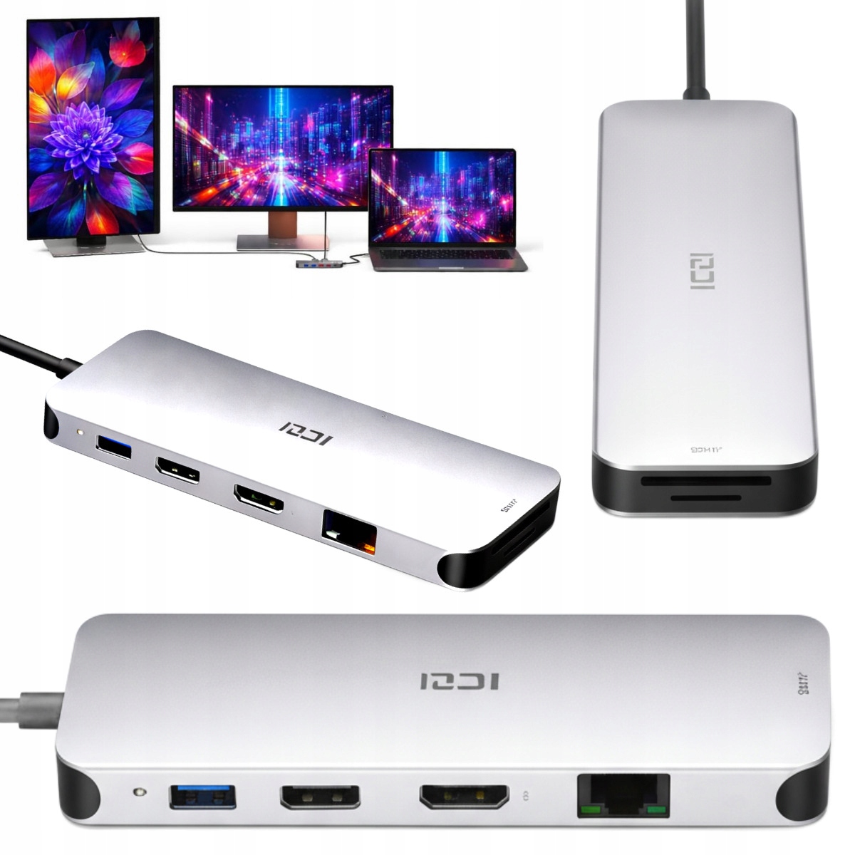 Lenovo stacja dokująca do laptopa Usb-c Hub Pd baza z funkcją ładowania