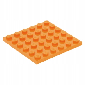 

Lego Płytka 6 x 6 Pomarańczowy Orange 3958 Nowa