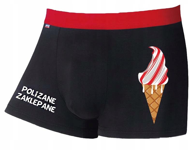 

Śmieszne bokserki Polizane, walentynki, L