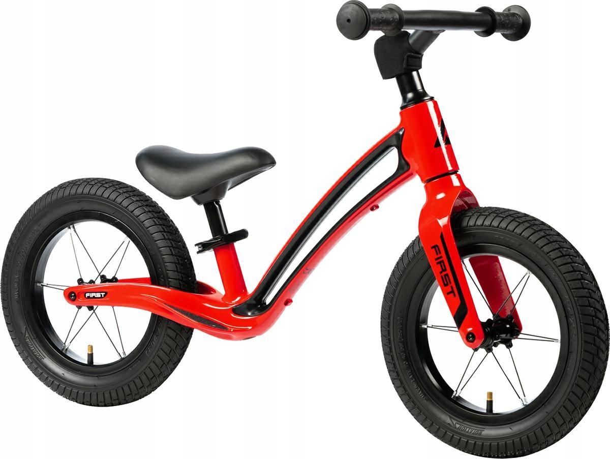 Rowerek Biegowy Karbon biegówka 12 First czerwony