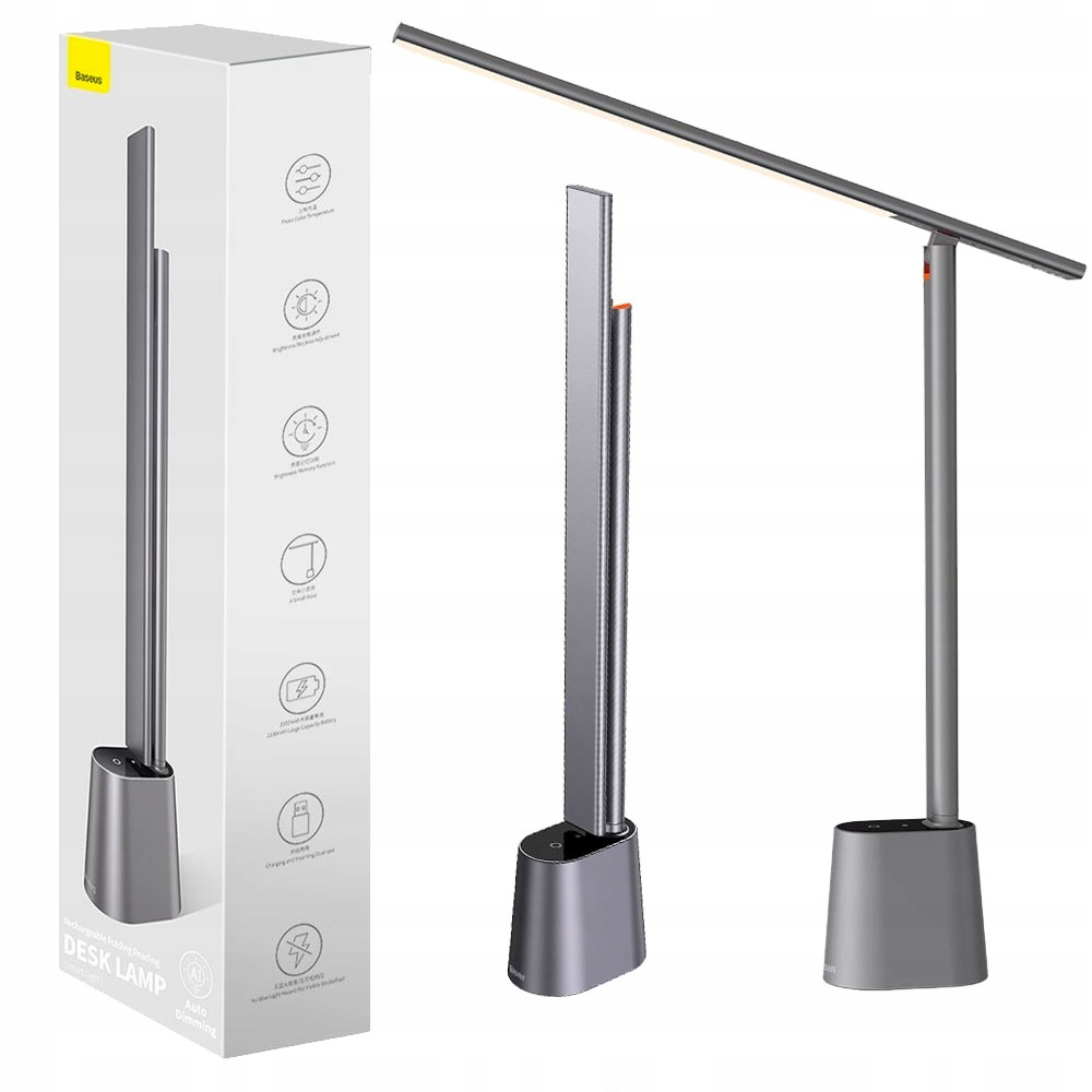 

Baseus Lampka Bezprzewodowa Led 2200 mAh Biurkowa