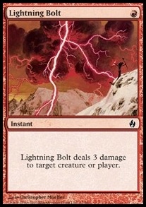 Lightning Bolt - Magic: The Gathering karty, zasady i