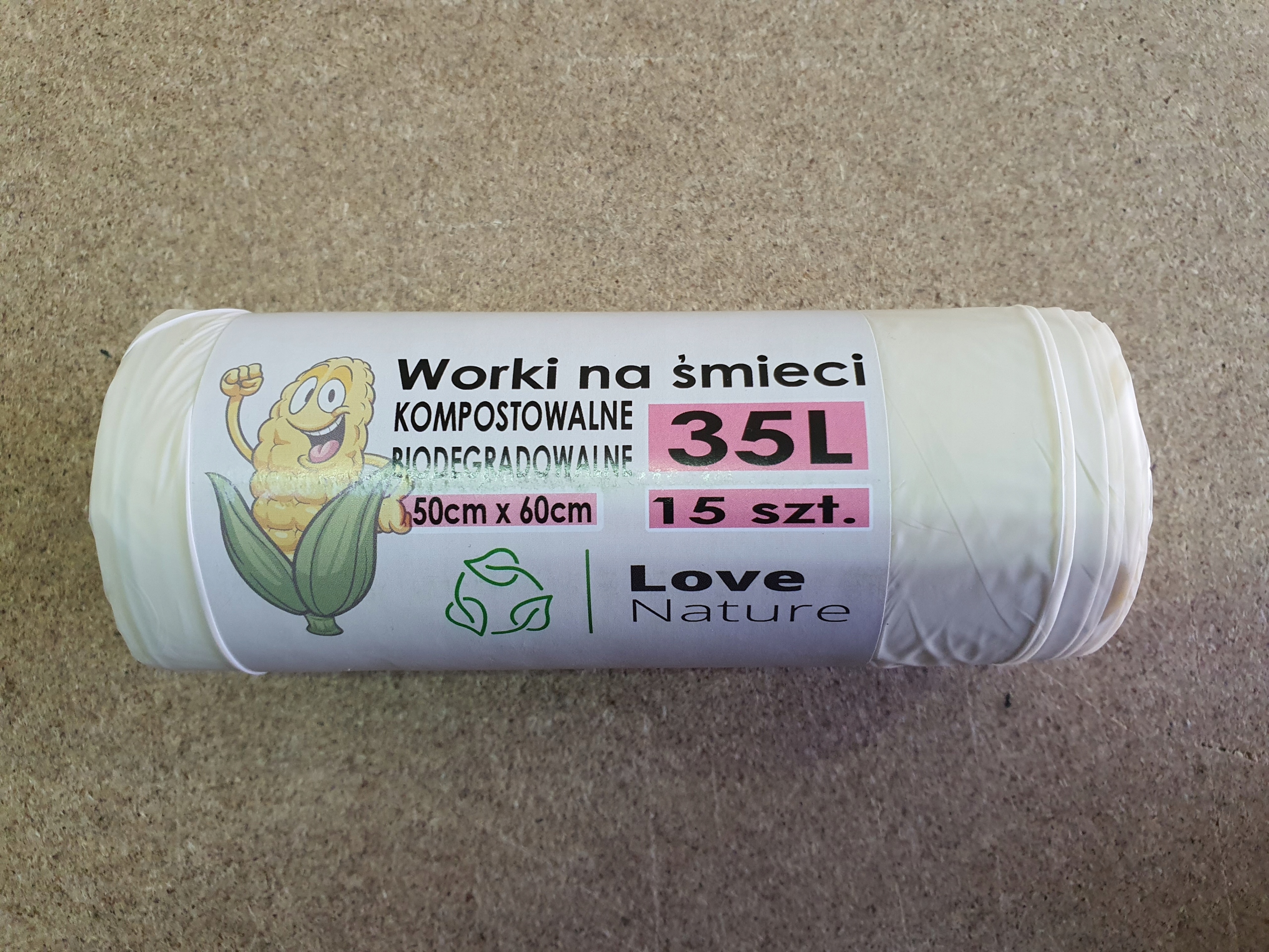 

Worki na śmieci 35L kompostowalne Bio Eko 15szt