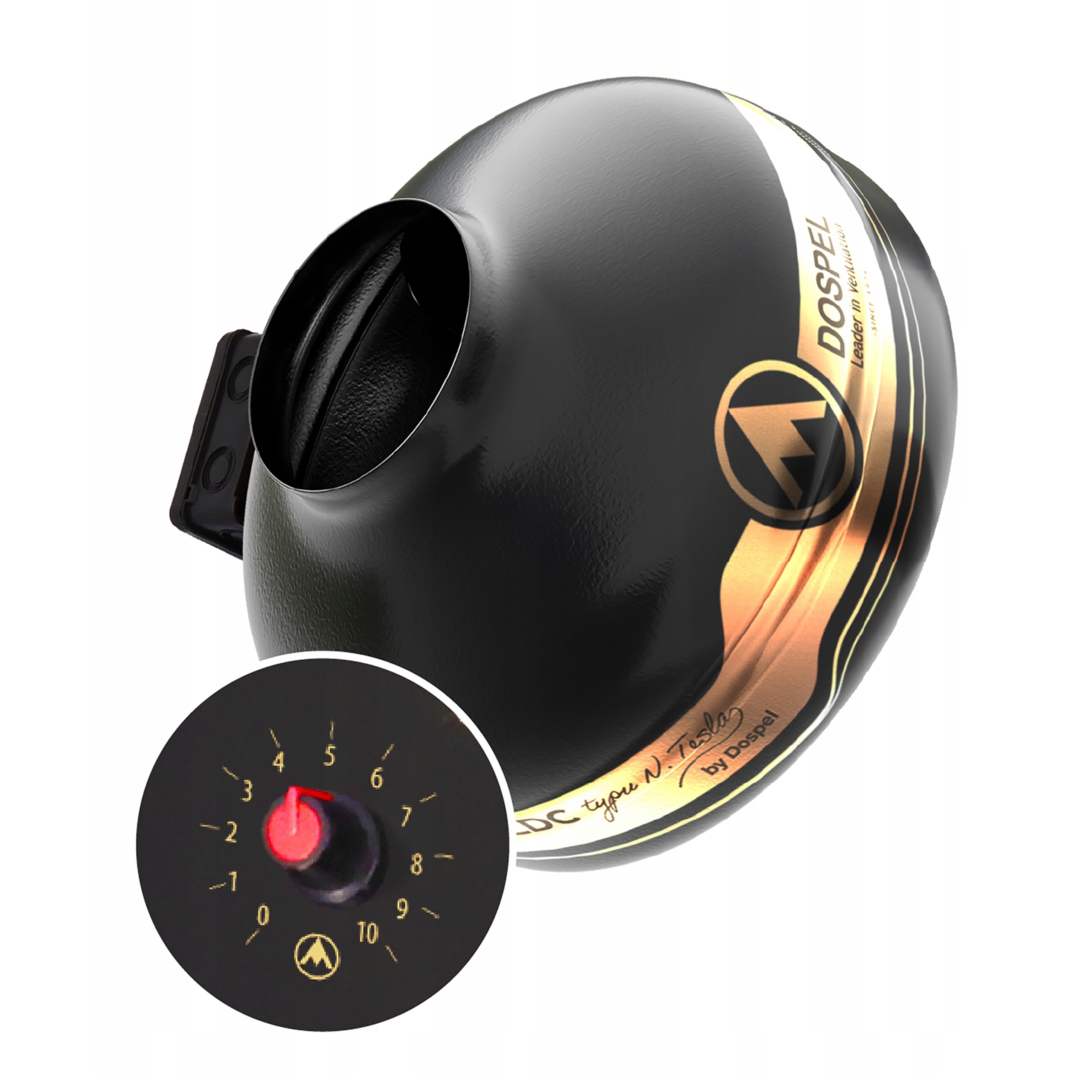 Radiální kanálový ventilátor 160fi Výkonný 550 3 m/h regulátor