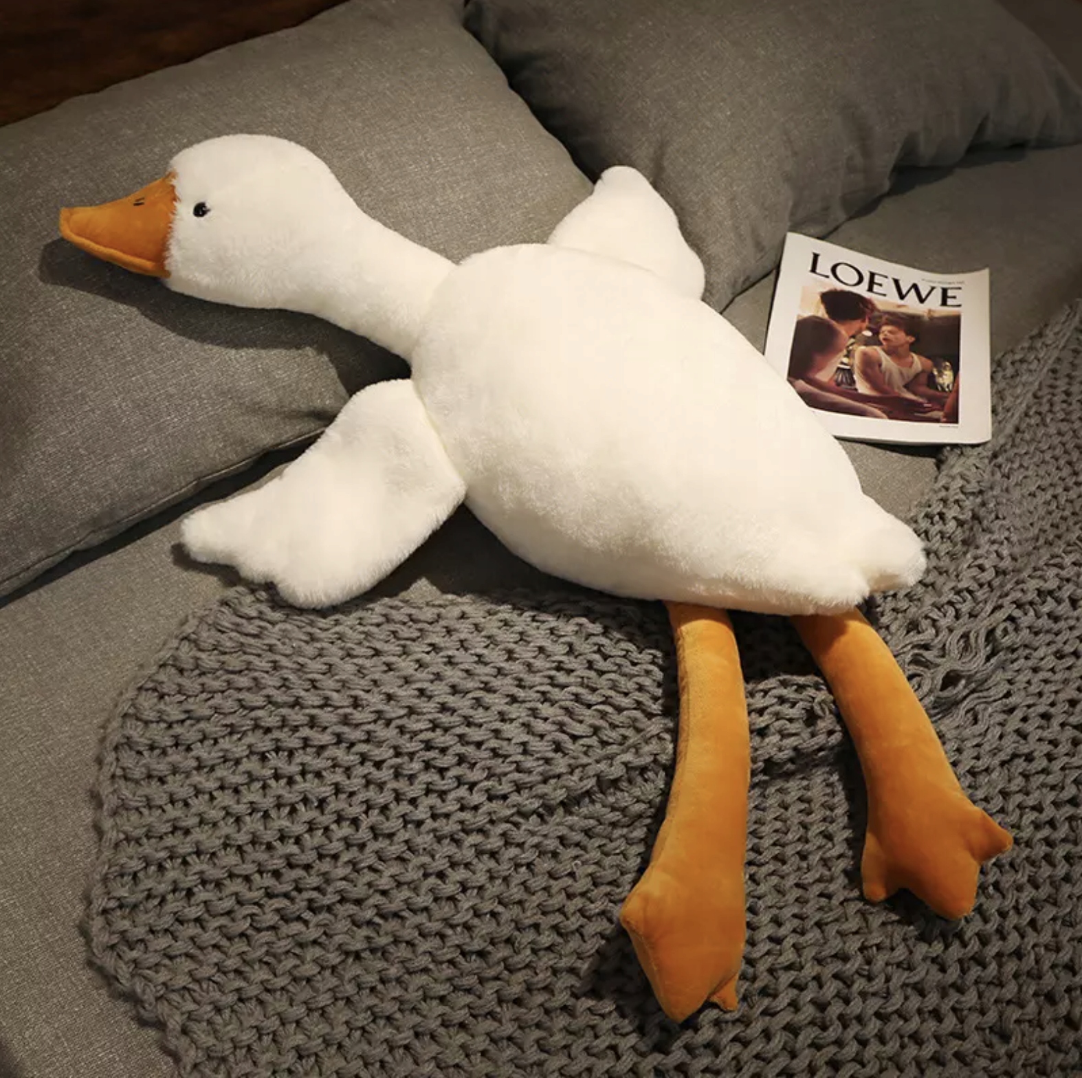 

Pluszak Gęś Maskotka 50 cm Pluszak Do Przytulania