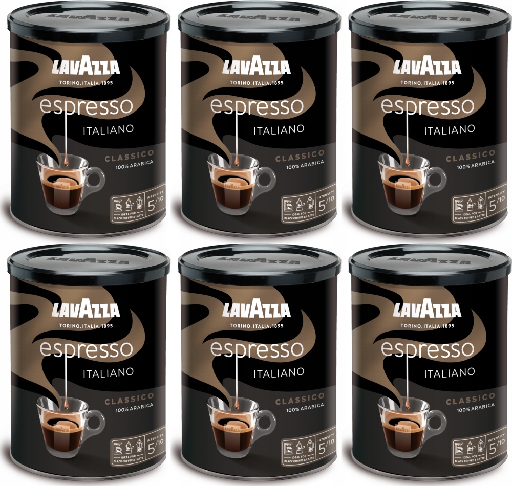 Kawa Lavazza Espresso Italiano puszka 250g x 6