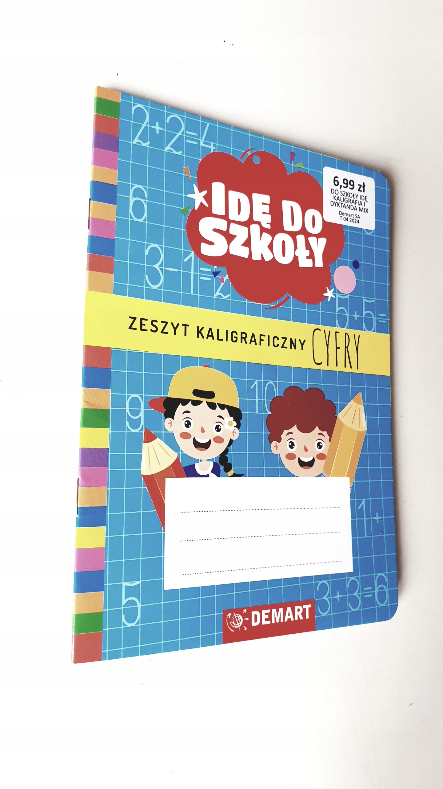 Zeszyt kaligraficzny. Cyfry Anna Borchard