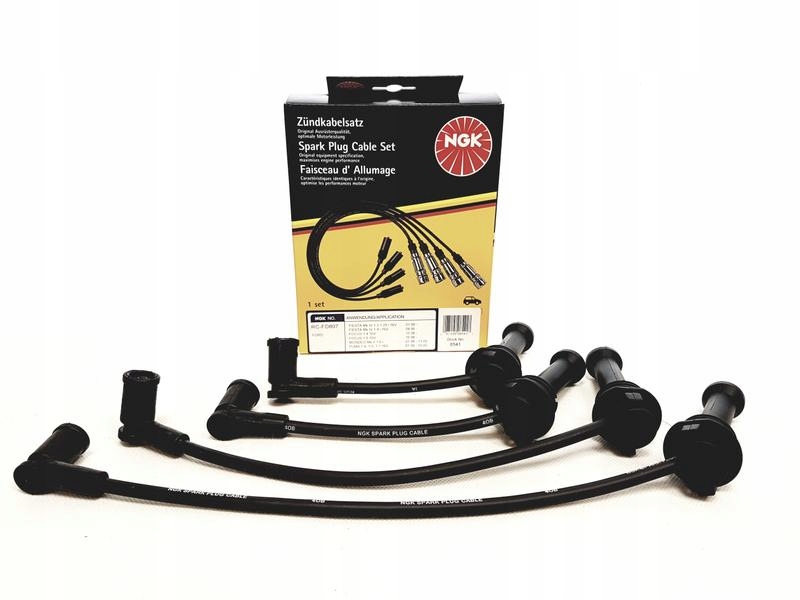 NGK PRZEWODY + ŚWIECE VOLVO S40 II V50 C30 1.6 Rozmiar klucza 16 mm