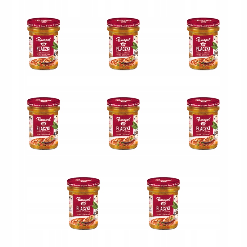Pamapol Flaczki wołowe po zamojsku długo gotowane 500g X8
