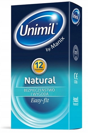 

Unimil Natural Lateksowe Prezerwatywy 12 szt.