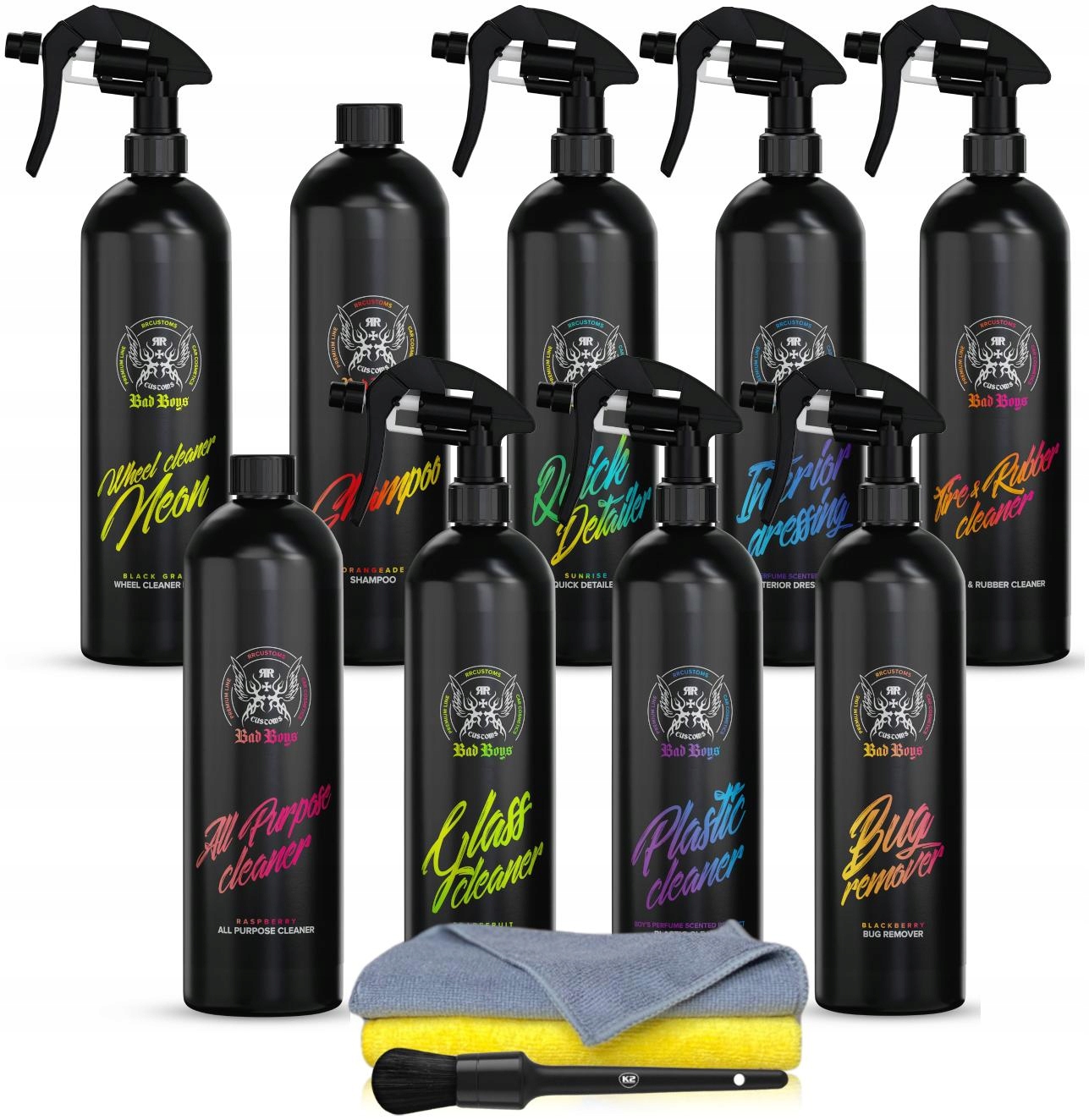 RR Customs RRC Bad Boys Mega Zestaw Kosmetyków Do Auta Detailing Prezent
