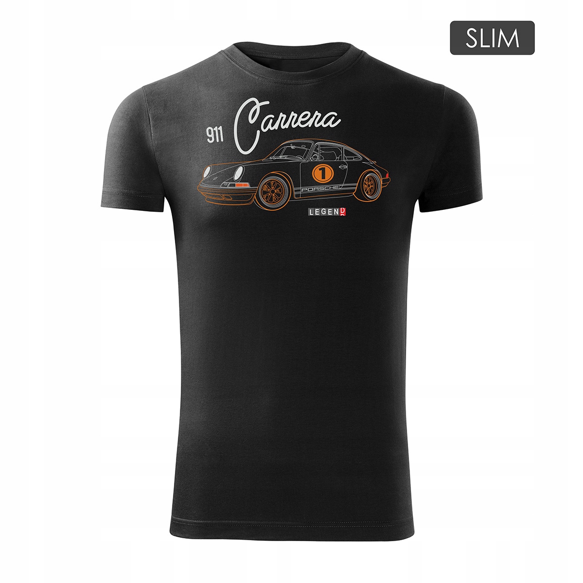 

Koszulka z samochodem Porsche Carrera 911 Slim