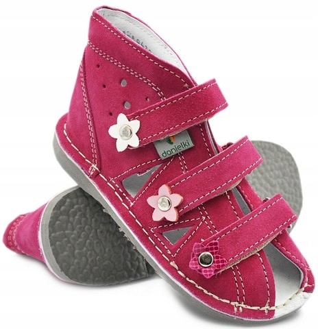 

Sandałki Ortopedyczne Dziewczęce Danielki Róż 27