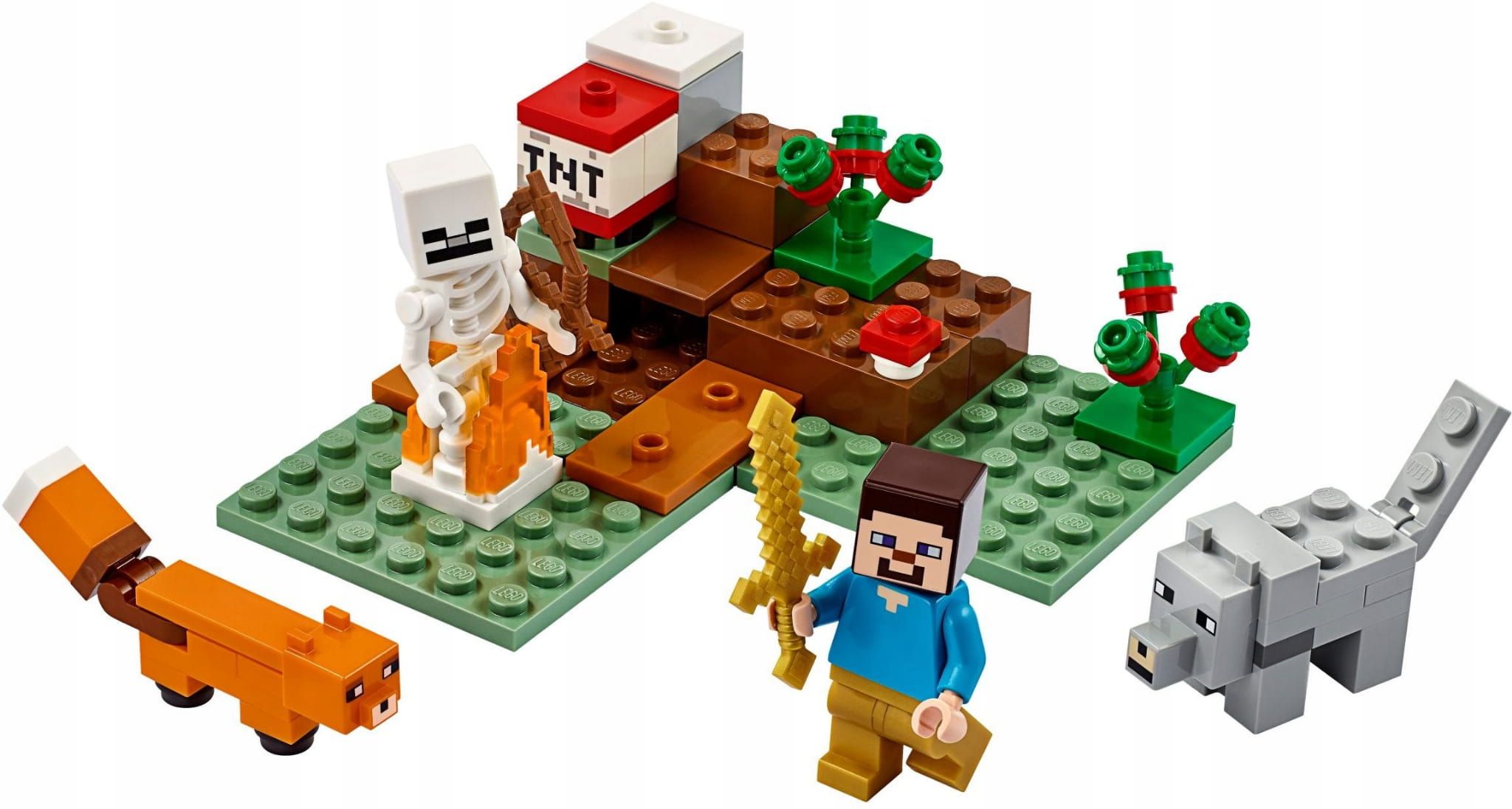 LEGO MINECRAFT PRZYGODA W TAJDZE 21162 Marka LEGO